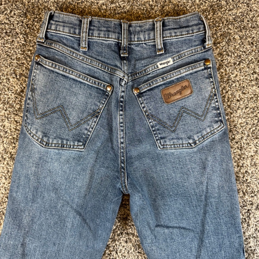 Wrangler Westward Jeans Womens 26x34 Blue Excellent High Rise Bootcut 626 1990s - Picture 4 of 10